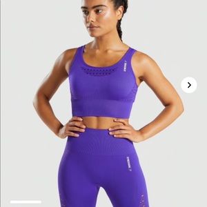 Gymshark energy seamless purple set